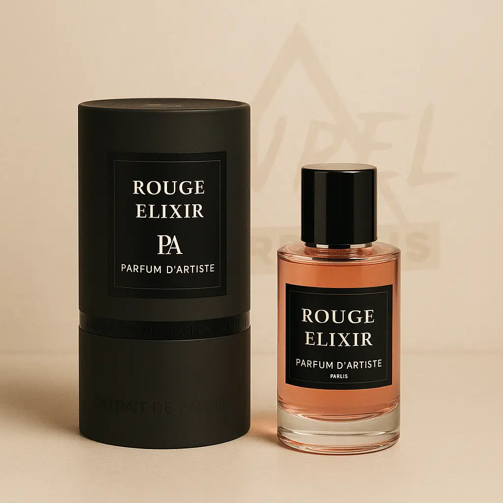 Rouge Elixir Parfum d'Artiste Paris alternative a baccarat rouge 540