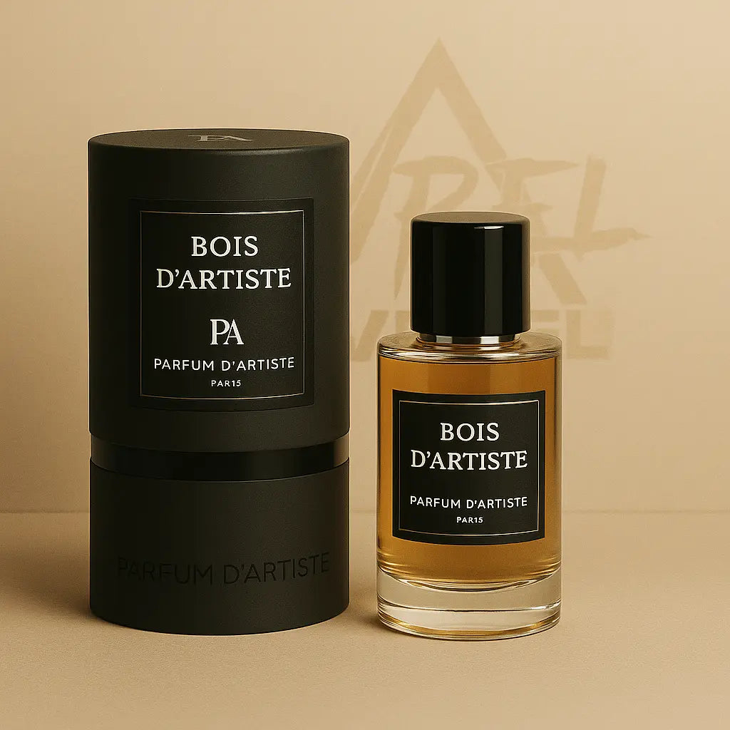 Parfum Bois d’Artiste – Fragrance boisée cuirée et ambrée fabriquée en France