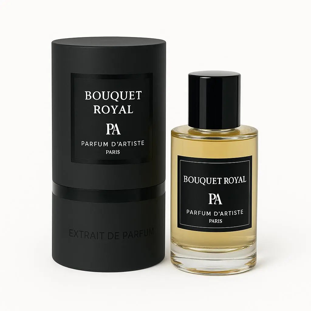 Pyramide olfactive Bouquet Royal – fleur d'oranger jasmin rose patchouli musc