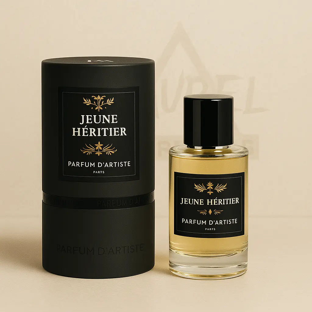 Détail du flacon Jeune Héritier – Parfum propre, musqué et longue tenue