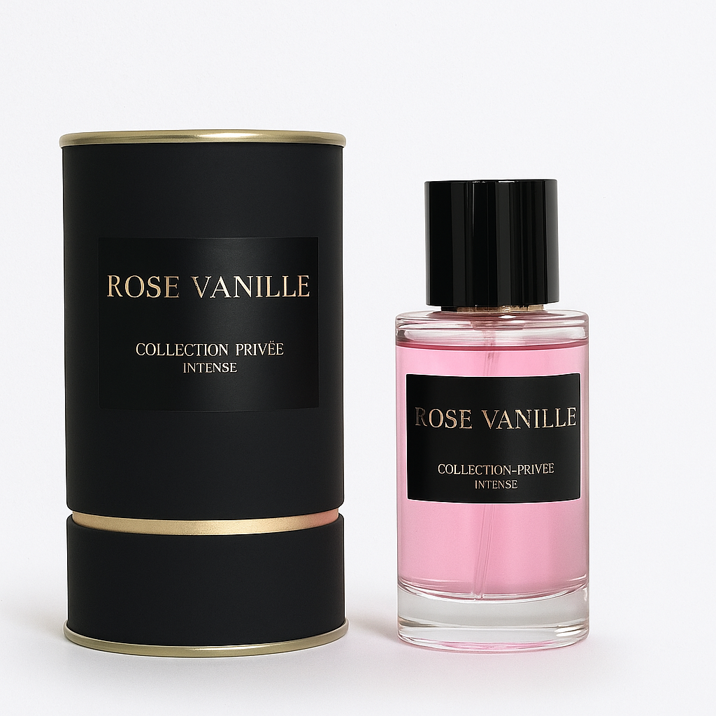 Rose Vanille 50 ml – Eau de parfum gourmande florale unisexe Avrel Parfum
