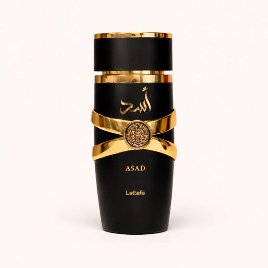 Flacon Asad Lattafa eau de parfum boisé épicé 100ml