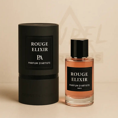 Rouge Elixir Parfum d'Artiste Paris alternative a baccarat rouge 540