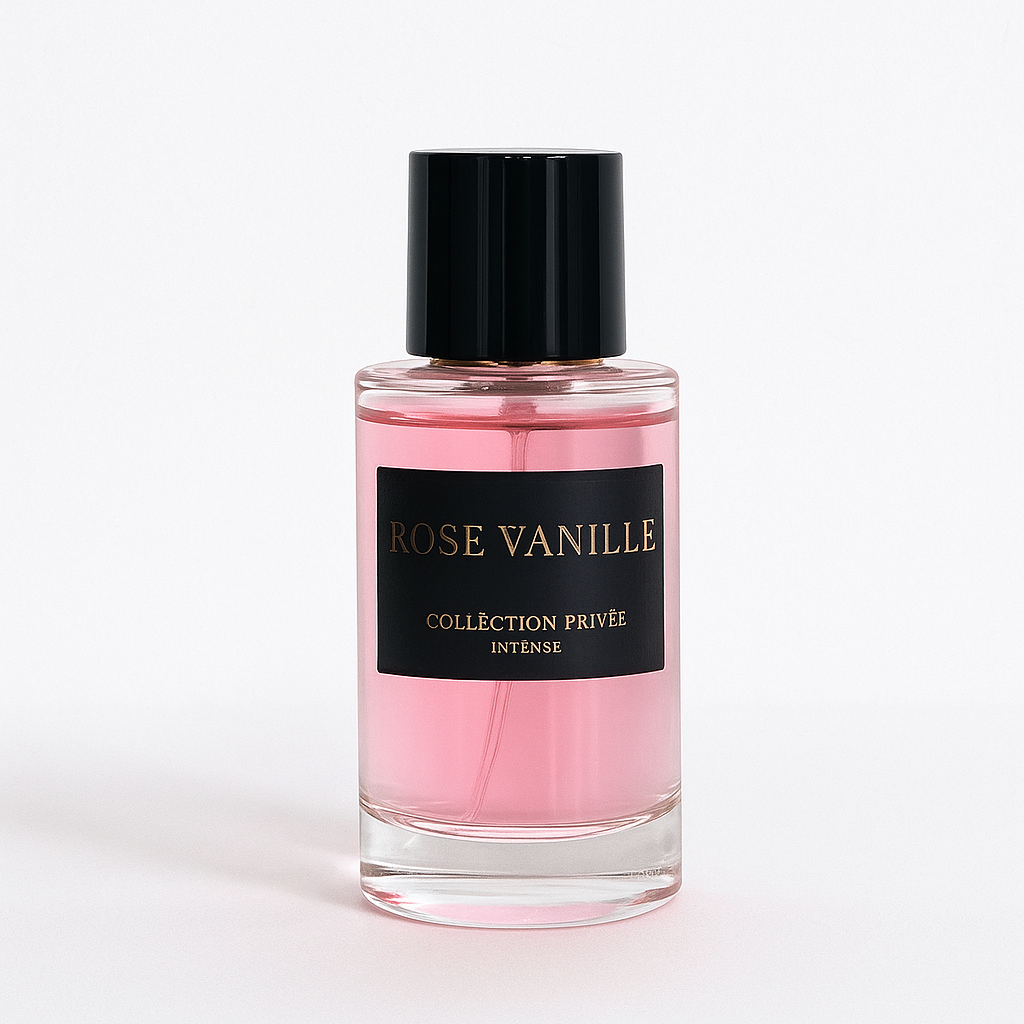 Parfum Rose Vanille – Fragrance sucrée et vanillée aux notes de fraise et loukoum