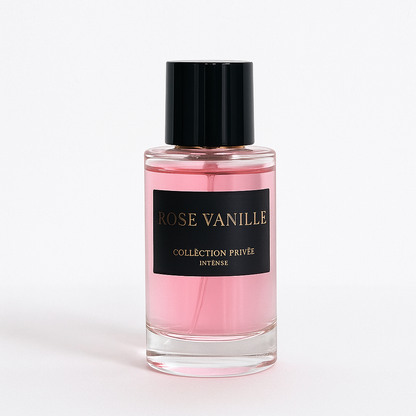 Parfum Rose Vanille – Fragrance sucrée et vanillée aux notes de fraise et loukoum