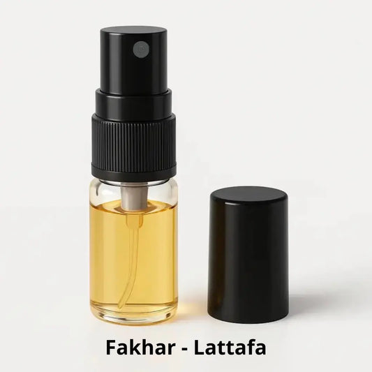 Échantillon 2ml Fakhar Femme Lattafa - flacon spray miniature parfum floral féminin