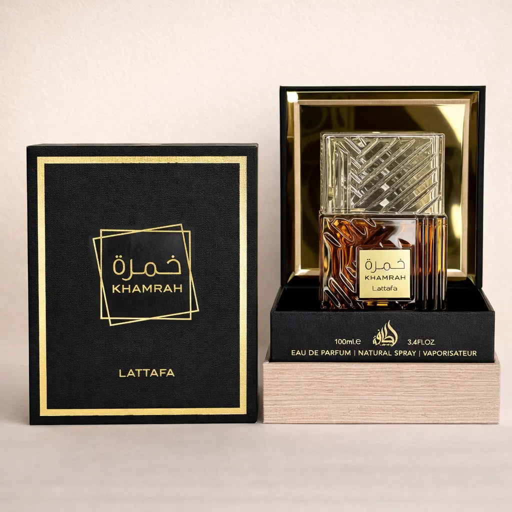 Flacon Khamrah Lattafa eau de parfum oriental gourmand 100ml