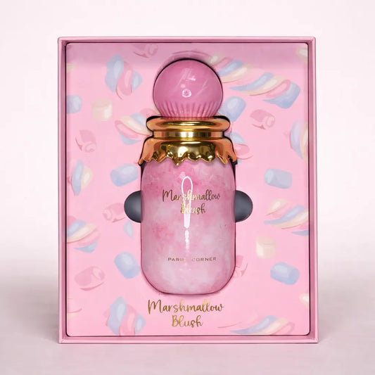Flacon Marshmallow Blush Paris Corner eau de parfum gourmand 100ml
