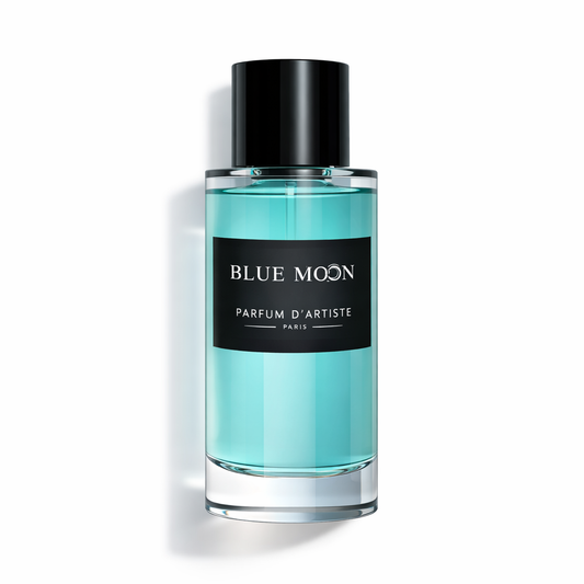 Parfum blue moon eau de parfum dans flacon en verre 50 ml , fragrance longue tenue