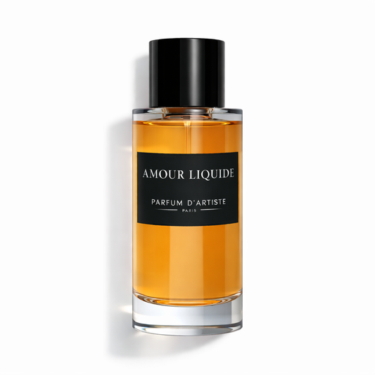 Parfum amour liquide 50 ml fragrance longue tenue senteur sucrée et poudrée