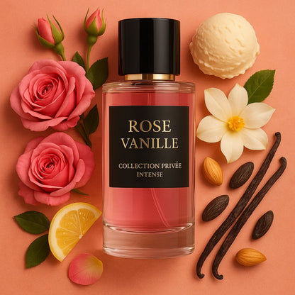 Parfum floral et vanillé pour femme et homme douceur orientale et élégante, longue tenue, AvrelParfum.