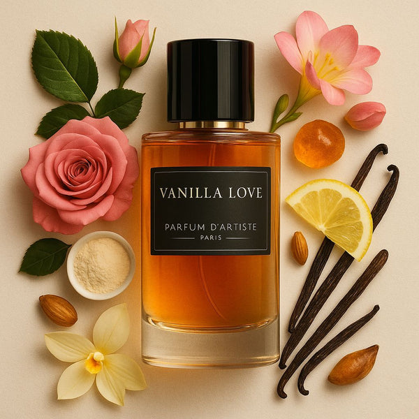 Parfum vanille doux et crémeux, sensuel et chaleureux, longue tenue, AvrelParfum.